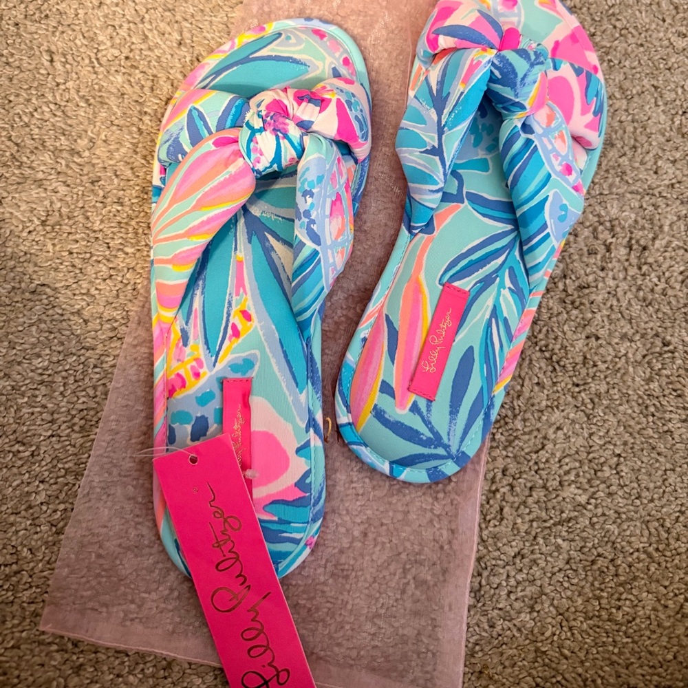 Lilly Pulitzer Slippers - NWT